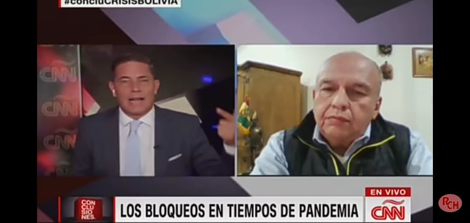 El triste semblante de Arturo Murillo frente a Fernando del Rincón