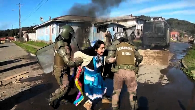 DESDE VENCEREMOS, SOLIDARIDAD CON EL PUEBLO MAPUCHE