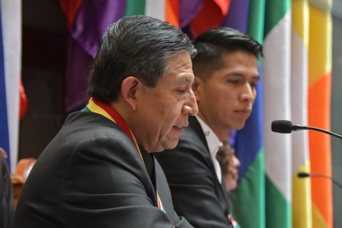 DISCURSO DEL VICEPRESIDENTE DEL ESTADO PLURINACIONAL DE BOLIVIA, DAVID CHOQUEHUANCA, EN EL ACTO DE TRANSMISIÓN DE MANDO EN LA ASAMBLEA LEGISLATIVA PLURINACIONAL