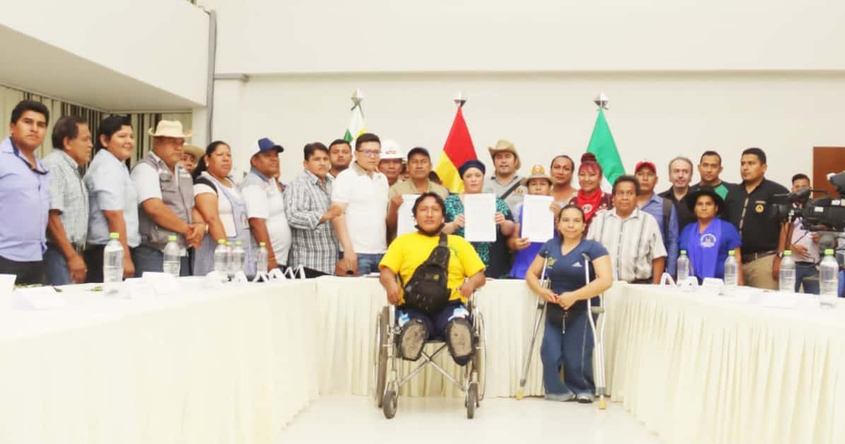 Sectores sociales plantean al Gobierno encuentro nacional por el censo y garantizar derecho al trabajo en Santa Cruz